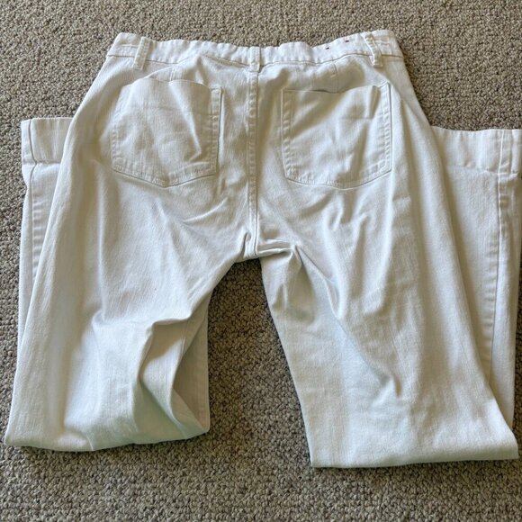 GAP Women’s White Trouser Jeans | Size 8 | Classic Wide Leg Fit - Picture 4 of 7